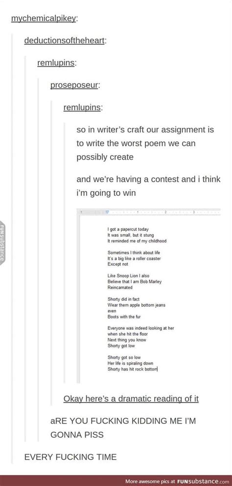 The Most Hilariously Bad Poem Tumblr Funny Funny Tumblr Posts Hilarious