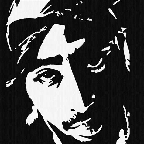 Tupac Amaru Shakur 2pac Makaveli Modern Picture Hand Painted Pop Art