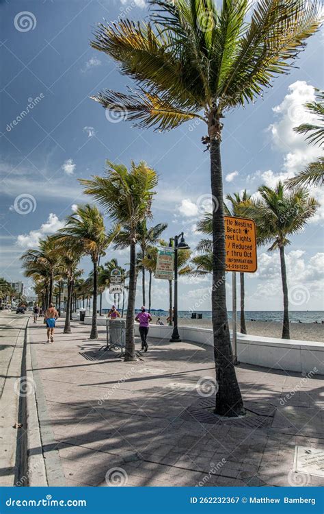 Ft Lauderdale Beach A1a Highway Editorial Photography Image Of