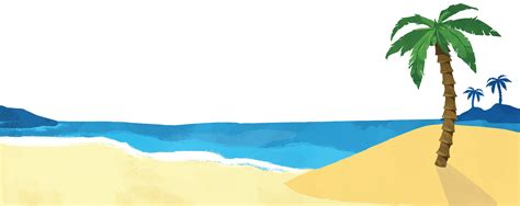 Beach Png Transparent Image Download Size 3200x1271px