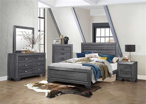 Get traditional formal bedroom furniture at the best price. Homelegance Beechnut Bedroom Set - Gray 1904GY-BED-SET at ...