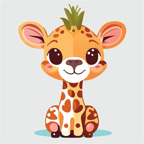 Premium Vector Cute Giraffe Vector Design