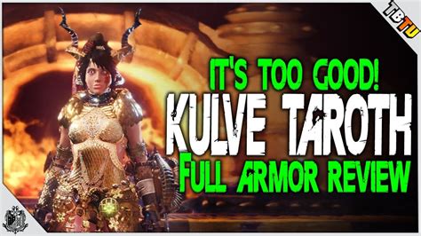 ️ Kulve Taroth Armor Review The Best Armor In Mhw Monster Hunter