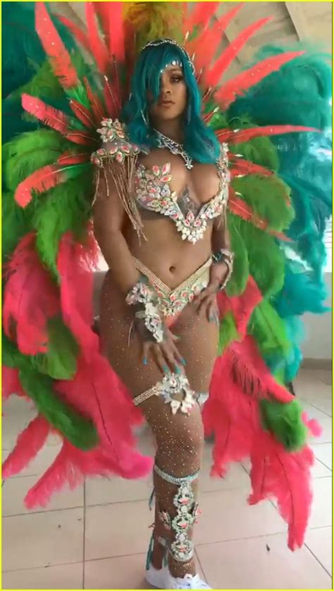 Rihanna Wears Barely There Outfit For Crop Over Festival Photo 3938905 Bikini Rihanna