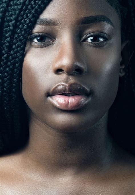 Beautiful Dark Skinned Women Beautiful Black Girl Beautiful Lips Naturally Beautiful Dark