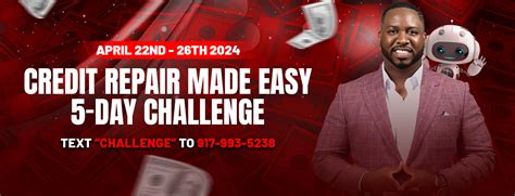 CREDIT REPAIR MADE EASY 5-DAY CHALLENGE April 22-26