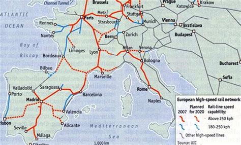 Switzerland Eurail Map