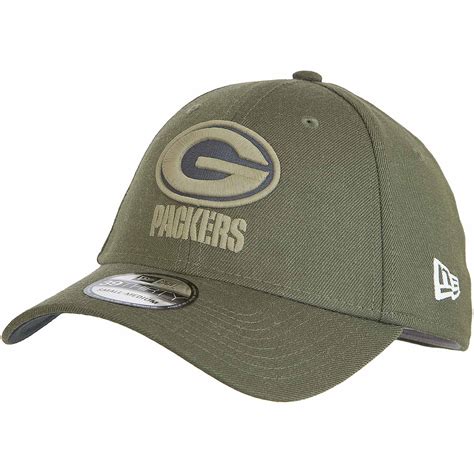 New Era 39thirty Fitted Cap Onfield 18 Sts Greenbay Packers Oliv Hier