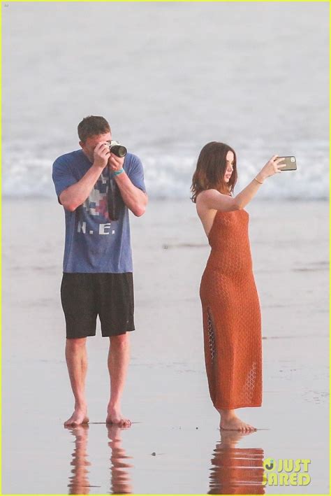 See Photos From Ben Affleck Ana De Armas PDA Filled Beach Stroll In