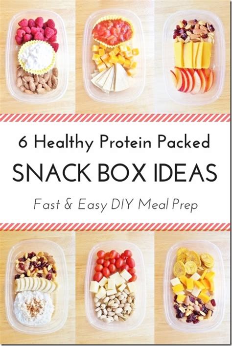 6 Healthy Protein Packed Snack Box Ideas How To Lose Weight