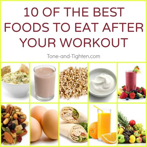 Best Food To Eat After A Workout Tone And Tighten