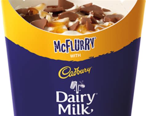 Macca S Is Bringing In Dairy Milk Caramello Mcflurrys Caramello Mcflurry Clipart Large Size