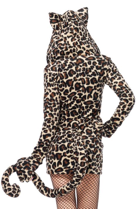 cozy leopard costume womens leopard costume