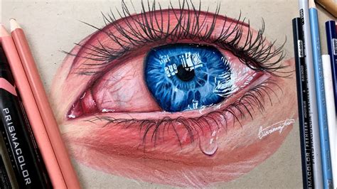 How To Draw A Realistic Crying Eye