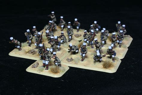 Early War French Tirrailleurs For Flames Of War Painted By Panzer