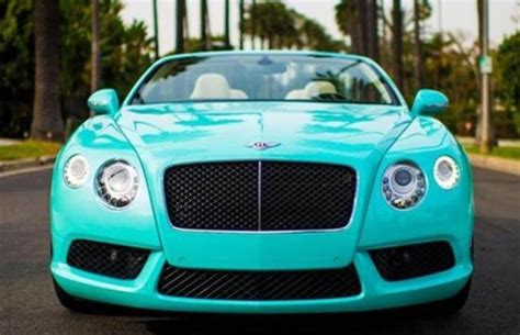Forget The Jewelry Heres A Tiffany Blue Bentley Continental Gtc