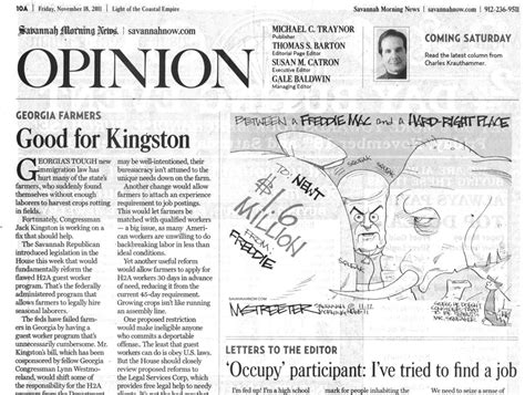 Newspaper Editorial Example