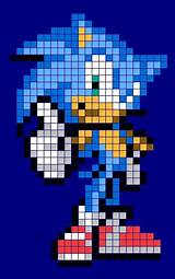 Sonic.exe pixel art by ro87. Sonic the Hedgehog sprite grid | Pixel art grid, Pixel art ...