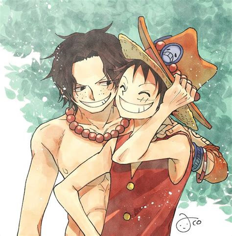 Aco On Twitter Ace And Luffy Manga Anime One Piece One Piece Drawing