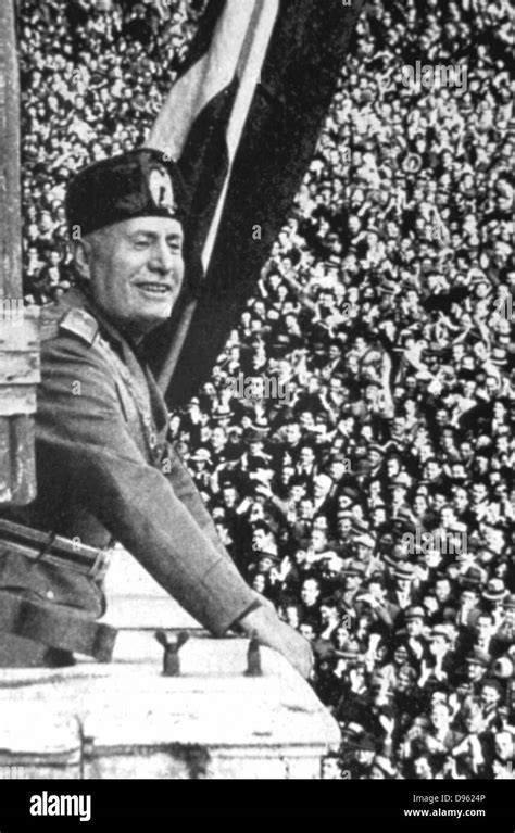 Benito Mussolini 1883 1945 Il Duce Italian Facist Dictator