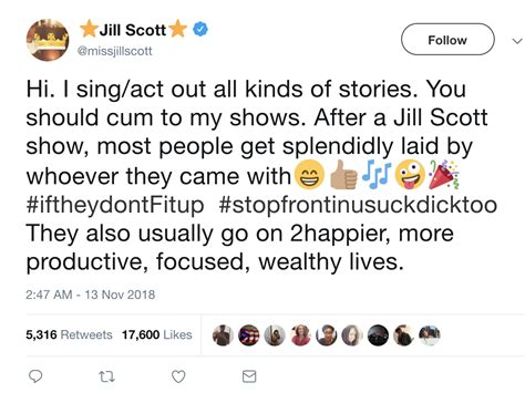 Jill Scott Simulates Oral Sex On Stage Twitter Busts A Nut The