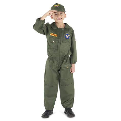 Buy Dress Up America Top Gun Costume Air Force Fighter Pilot Costume