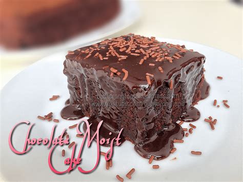 Kek Coklat Lembap Mudah Easy Chocolate Moist Cake Buat Orang Lapo