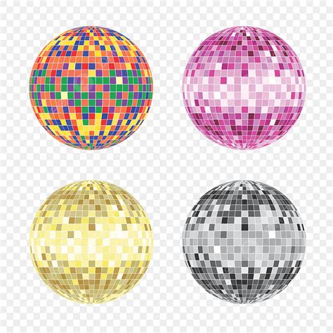 Disco Balls Vector Hd Images Set Of Disco Balls Disco Disco Ball