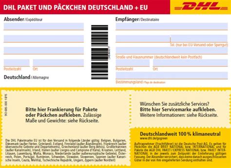 The deutsche post ag, operating under the trade name deutsche post dhl group, is a german multinational package delivery and supply chain management company headquartered in bonn, germany. Dhl Rücksendeaufkleber Kostenlos Drucken - Paketaufkleber ...