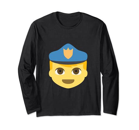 Emoji R Us Policeman Emoji Sheriff Patrolman Funny Ls Ln Lntee