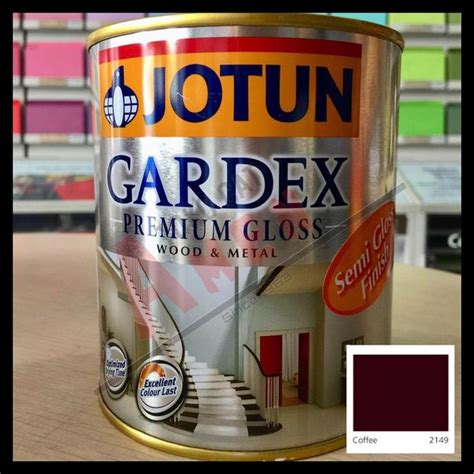 Jual Harga Diskon Jotun Gardex Premium Semi Gloss 1lt Coffee Cat Kayu
