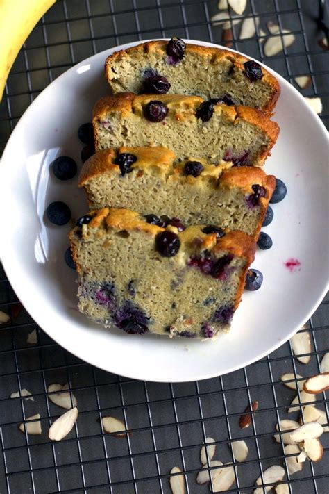 It is super easy to make, extremely moist and full of sweet. Almond Flour Banana Blueberry Bread | Recipe in 2020 (With ...