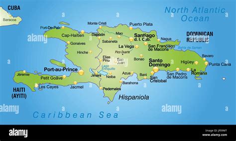 Map Of Hispaniola High Resolution Stock Photography And Images Alamy