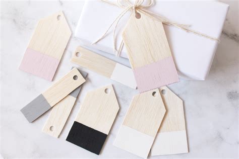 Easy DIY Balsa Wood Gift Tags Dossier Blog