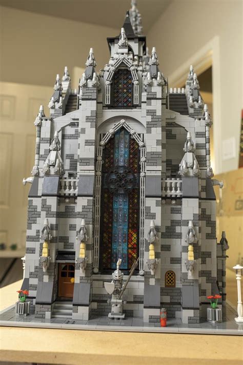 Lego Moc Modular Cathedral By Dasfelixle Rebrickable Build With Lego