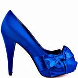 Pictures of Royal Blue Low Heels