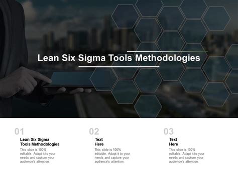 Lean Six Sigma Tools Methodologies Ppt Powerpoint Presentation