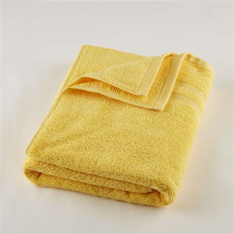 Mainstays Performance Solid Bath Towel 54 X 30 Sunray Yellow