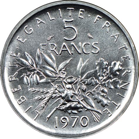 France 5 Francs Km P411 Prices And Values Ngc