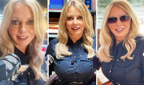 Super Strong Buttons Carol Vorderman 61 Sparks Frenzy As She Puts