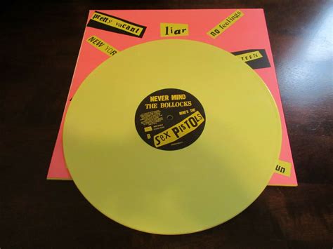 Sex Pistols Never Mind The Bollocks Yellow Color Vinyl Lp Never Played Auction