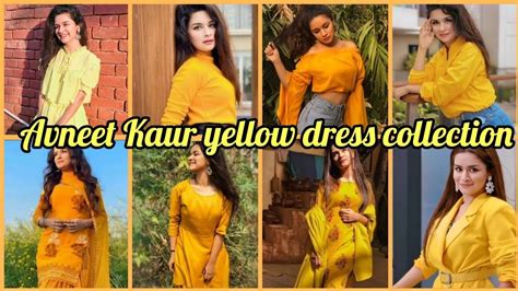 Avneet Kaur Yellow Dress Collection 💛💛 Youtube