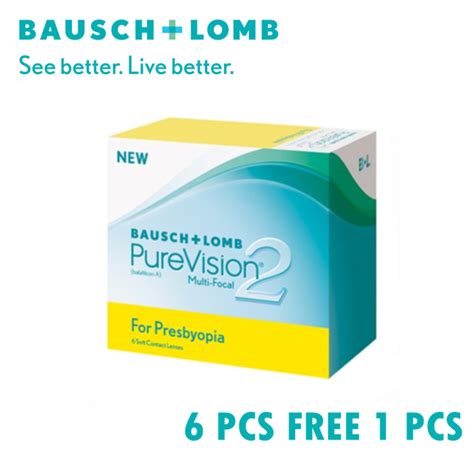 Bausch Lomb Pure Vision 2 Multifocal Monthly Disposable Contact