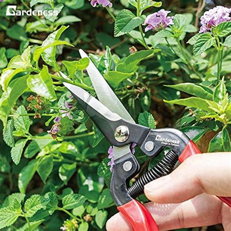 Gardeness Pruning Shear Straight Pruning Snip With Sk5 Steel Serrated