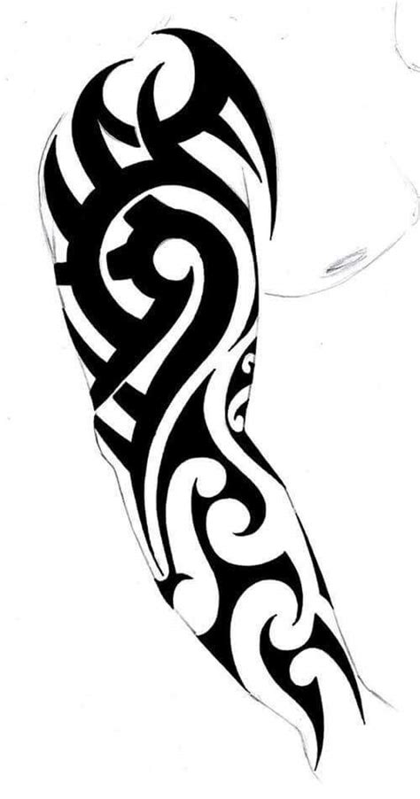 Tribal Tribal Arm Tattoos Full Sleeve Tattoo Design Tribal Sleeve