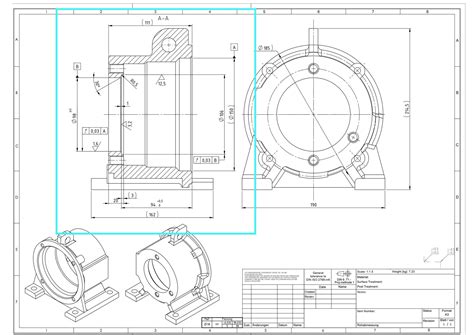 2d Technical Drawings Cnc Machining Service