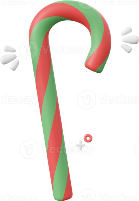 Christmas Candy Cane Christmas Theme Elements 3d Illustration 26851221 Png