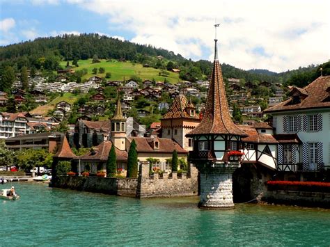 Oberhofen Castle Lake Thun Switzerland Travel Daily Magazine