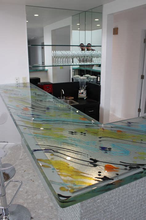 85 Best Custom Glass Countertops Images Glass Countertops Countertops Kitchen Countertops