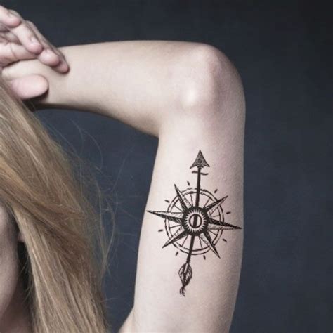 75 Rose And Compass Tattoo Designs And Meanings Choose Yours2019